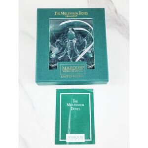 Marquis Waterford Crystal Millennium Doves Christmas Tree Ornament Germany w Box